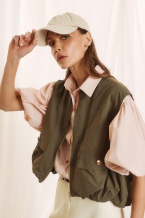 Γυναικείο Urban Shift Γιλέκο-Χακί