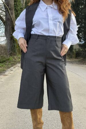 Γυναικεία Βερμούδα-Γκρι