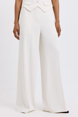 Γυναικείο Josie Crepe Παντελόνι-Εκρού