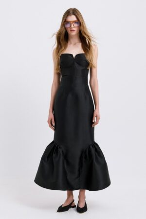 Γυναικείο Opera Taffeta Bustier-Μαύρο