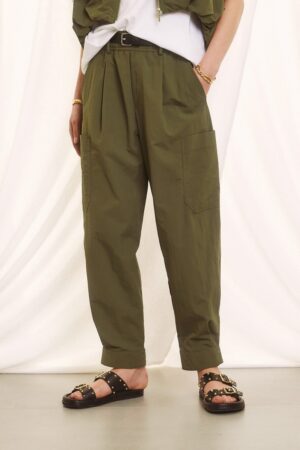 Γυναικείο Cargo Παντελόνι-Χακί