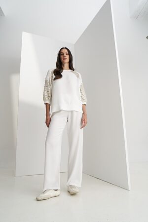 Γυναικείο Streight Fit Piqué Παντελόνι