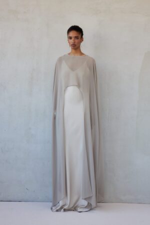 Γυναικεία Long Sleeve Κάπα-Greige