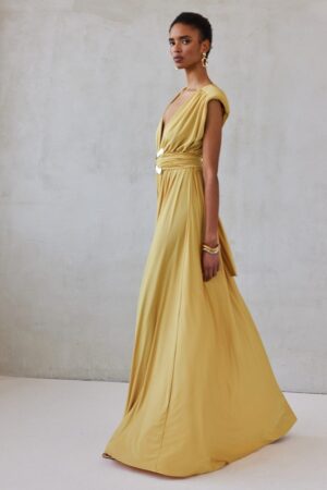 Γυναικείο Anabelle Φόρεμα-Warm Ochre