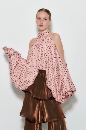 Γυναικεία Krita Μπλούζα-Ροζ Πουά