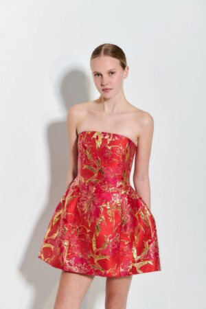 Γυναικείο Mini Kalliroi Φόρεμα-Κόκκινο