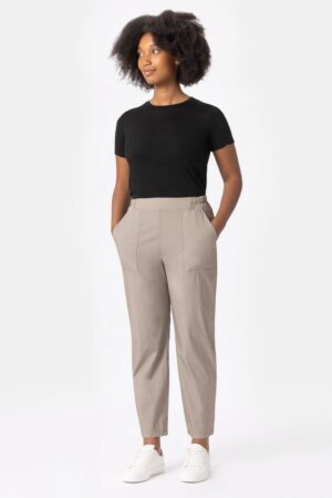 Γυναικείο Παντελόνι Kimber-Γκρι/Μπεζ