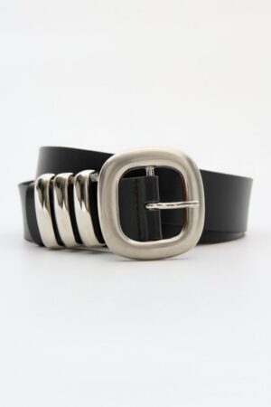 Γυναικεία Δερμ. Ζώνη Rail-Μαύρο