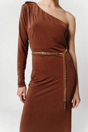 Γυναικεία Ζώνη Αλυσίδα Twist Chain-Χρυσό