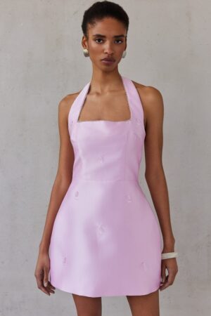 Γυναικείο Victoria Φόρεμα-Pastel Pink