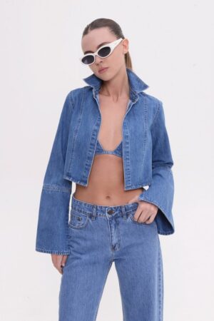 Γυναικείο Jean Jacket Ines-Mid Blue