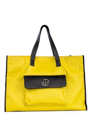 Γυναικεία Shopper Τσάντα-Lime