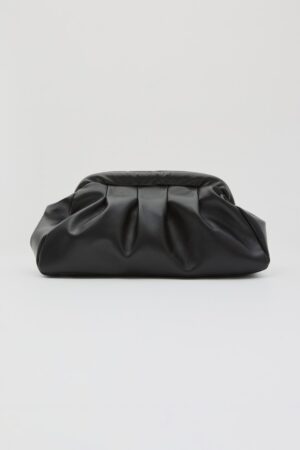 Γυναικεία Dimi Clutch Δερμ. Τσάντα-Μαύρο