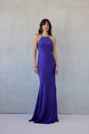 Γυναικείο Natalie Maxi Φόρεμα-Purplish Blue