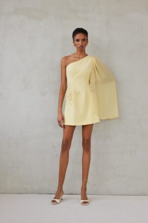 Γυναικείο Valerie Mini Φόρεμα-Butter Yellow