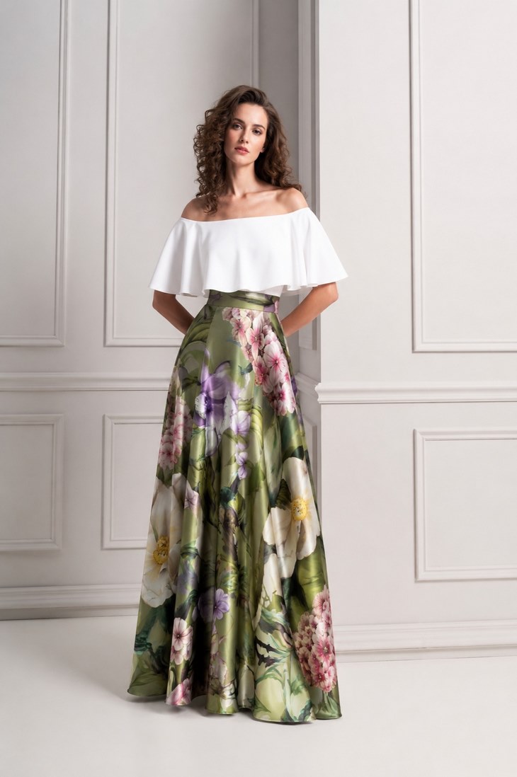 Γυναικείο Floral Skirt Σετ-Εμπριμέ