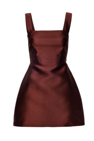Γυναικείο Vasiliki Mini Φόρεμα-Chestnut Brown