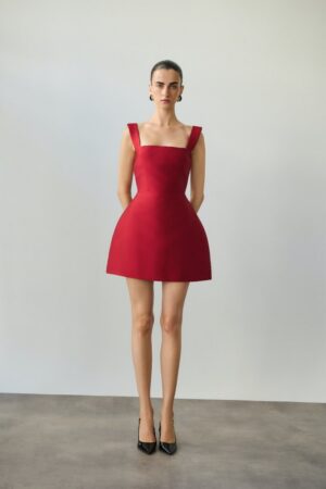 Γυναικείο Vasiliki Mini Φόρεμα-Scarlet Red