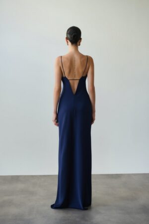 Γυναικείο Luisa Maxi Φόρεμα-Midnight Blue
