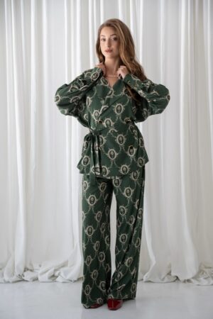Γυναικείο Madam Olive Classic Pants-Πράσινο