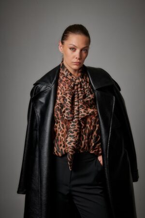 Γυναικείο Leo Πουκάμισο-Animal Print